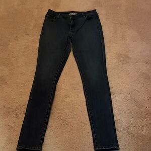 Elegant Dark Blue Women's Skinny Jeans